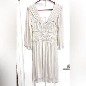 French Connection Gorgeous White Jersey Dress
